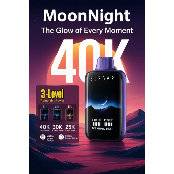 Elf Bar MoonNight 40K — Grape Ice