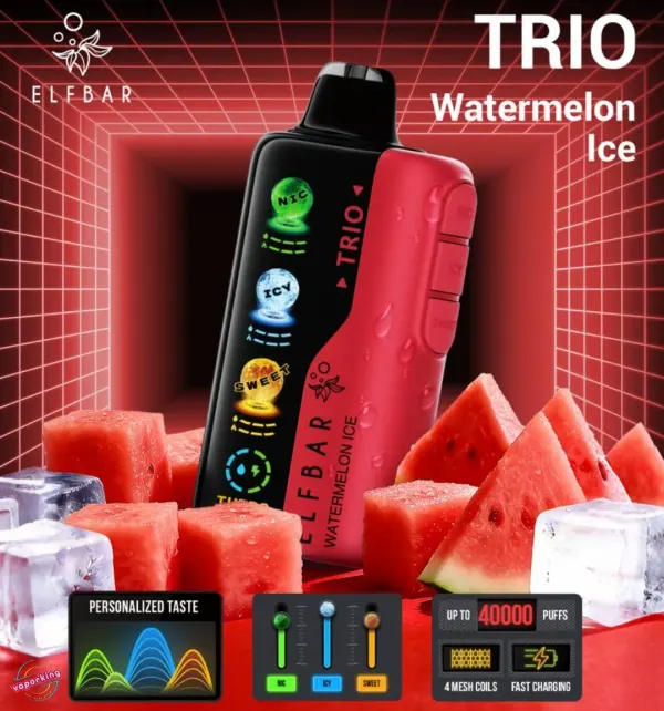 Elf Bar TRIO 40000 — Watermelon Ice