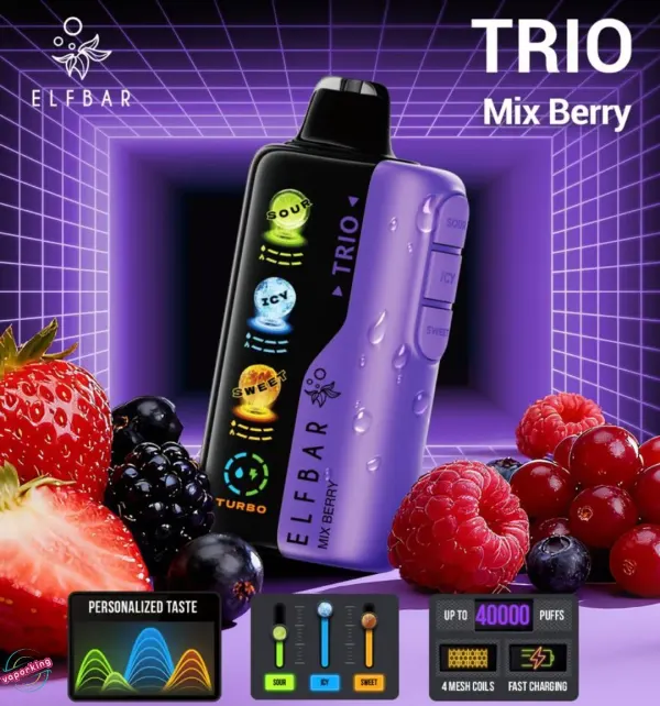 Elf Bar TRIO 40000 — Mix Berry