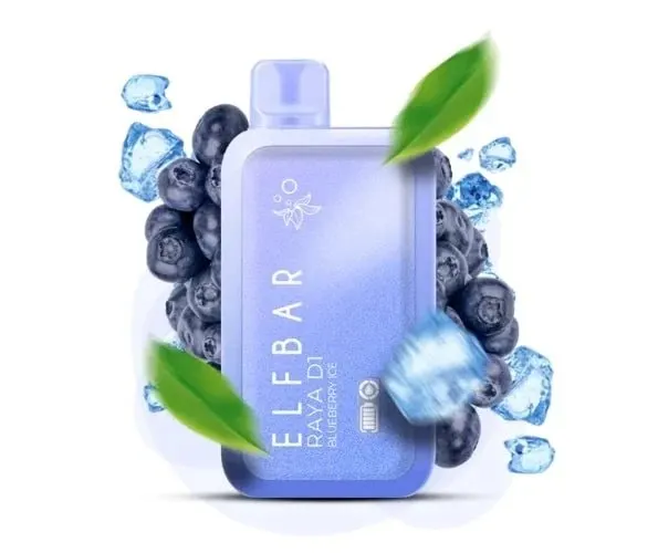 Elf Bar Raya D1 — Blueberry Ice
