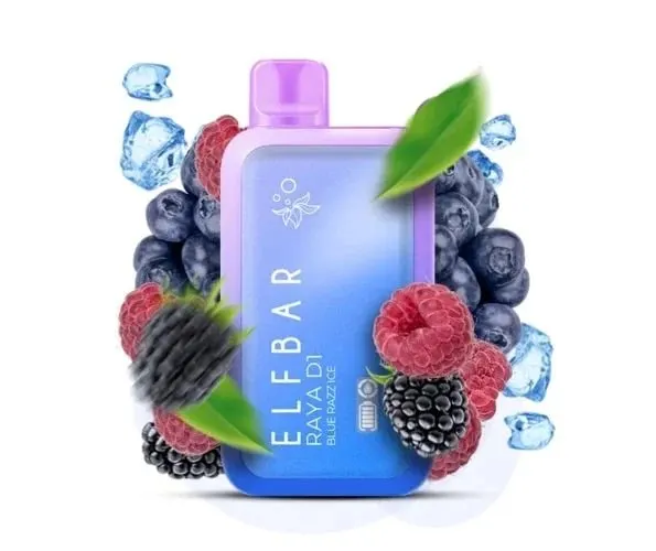 Elf Bar Raya D3 Blue Razz Ice Mint 25000