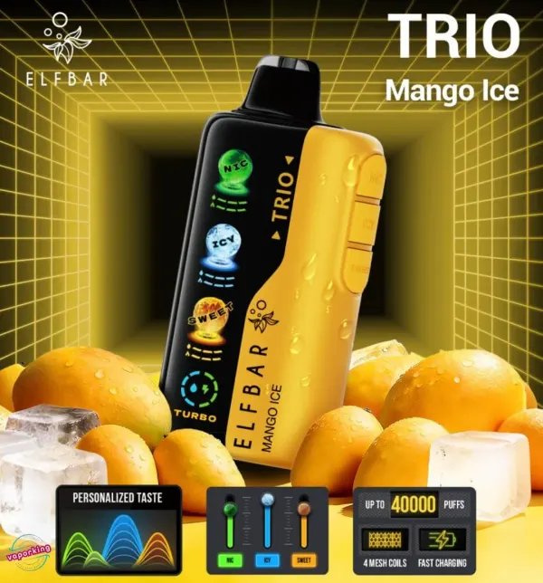 Elf Bar TRIO 40000 — Mango Ice